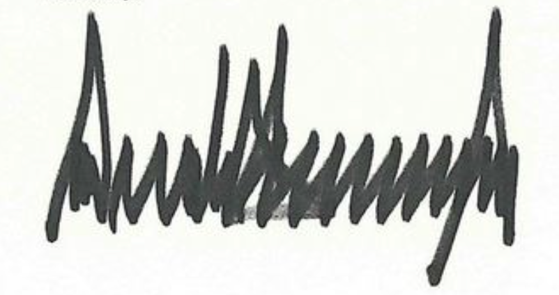 Trump Signature Trump Signature
